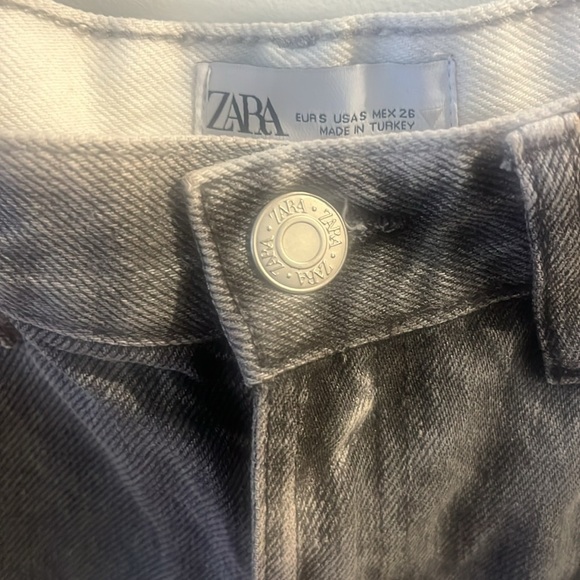 Gray Denim Skirt - Picture 2 of 4